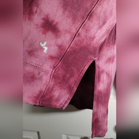 Women's JoyLab Tie-Dye Long Sleeve Sweatshirt Top (A1) - Picture 7 of 9